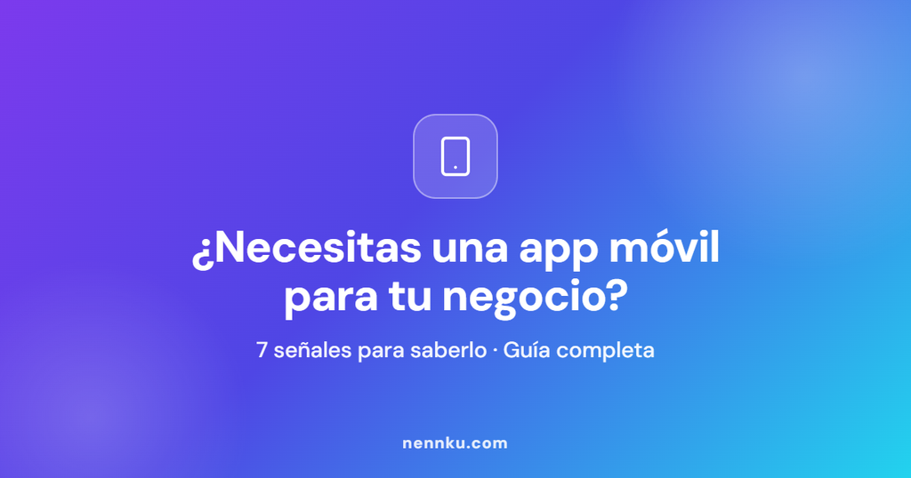 app móvil para tu negocio