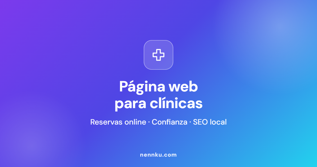 página web para clínicas